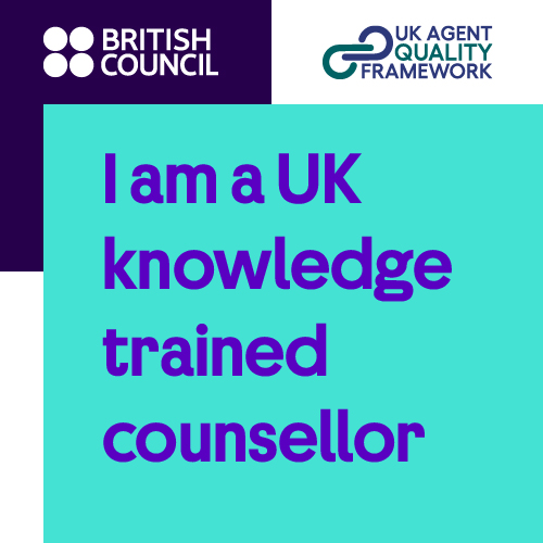 Picture of UK Knowledge Trained Counsellor badge